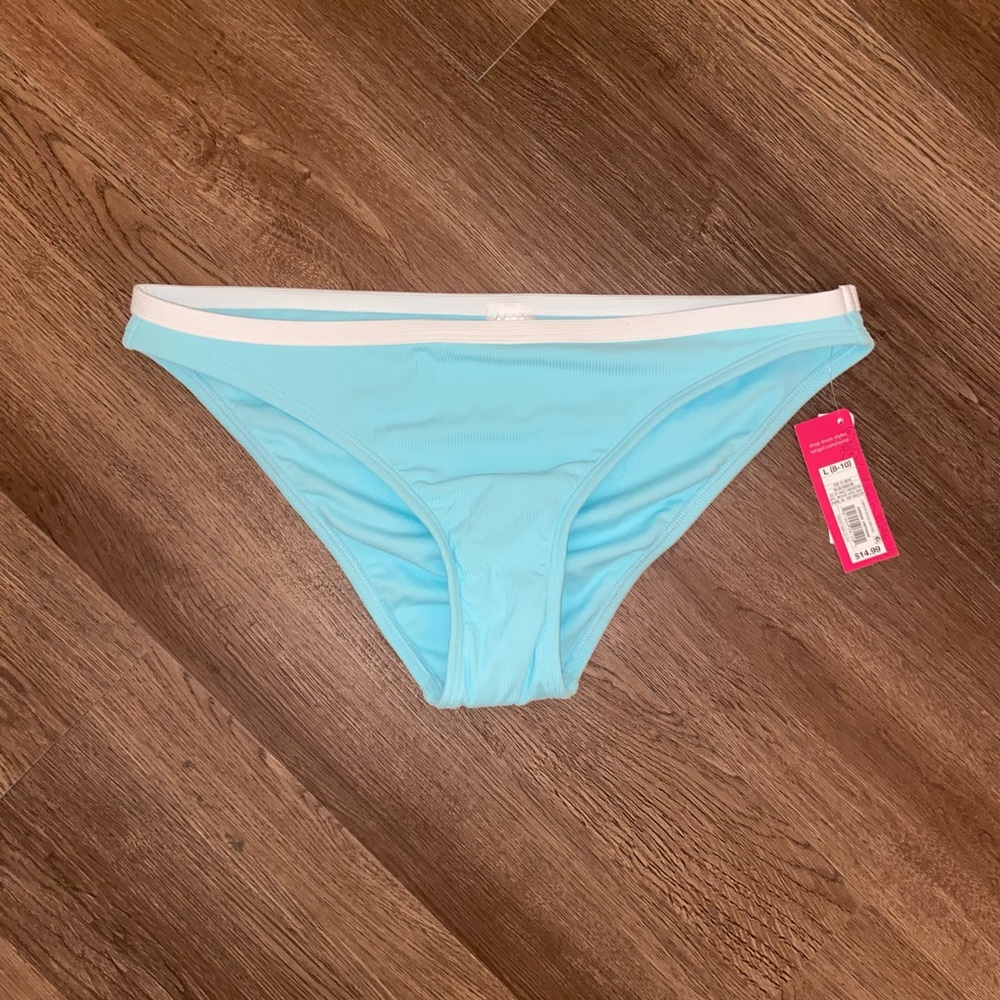 Xhilaration Teal Blue Bikini Bottoms Large - NWT